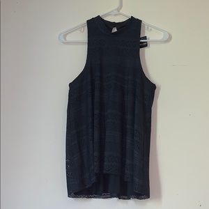 🌸Cute blue textured Hollister tank! New with tags